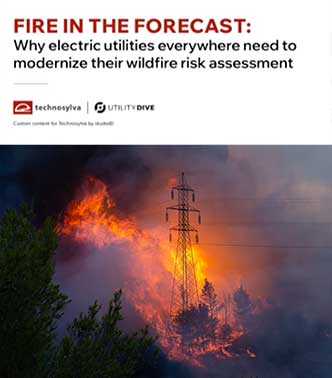 utility line burning