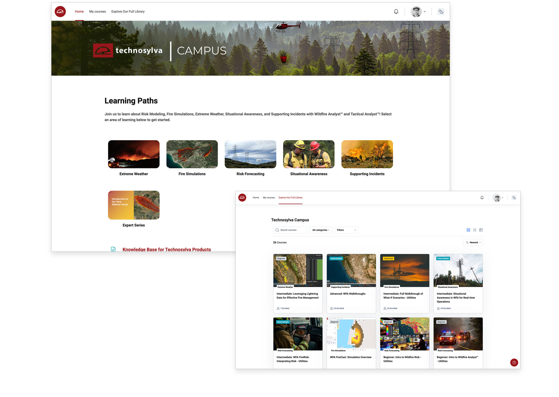 Technosylva Campus Screen Shots