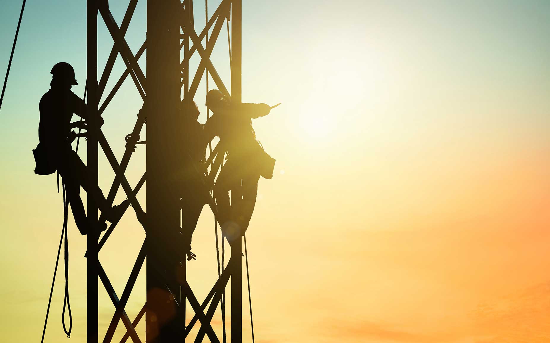 Utility workers