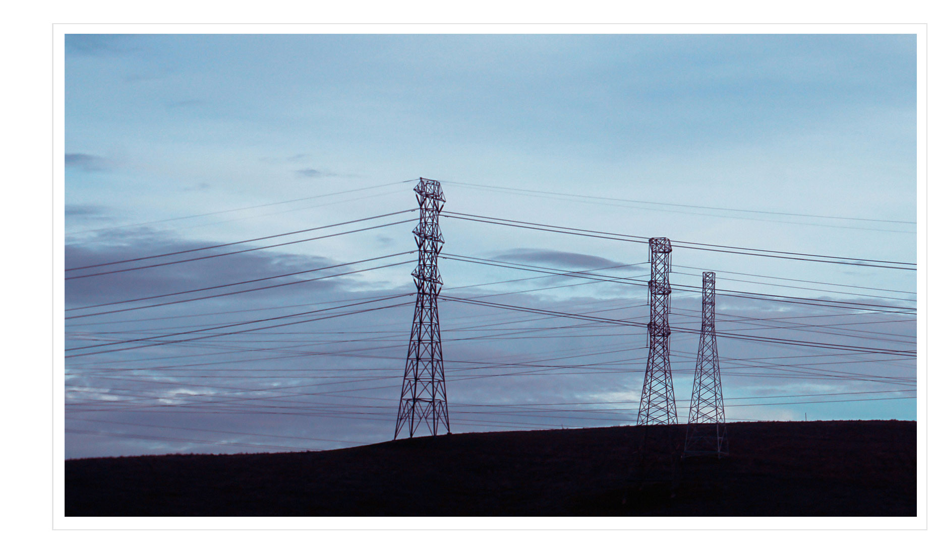 photo of power utility lines