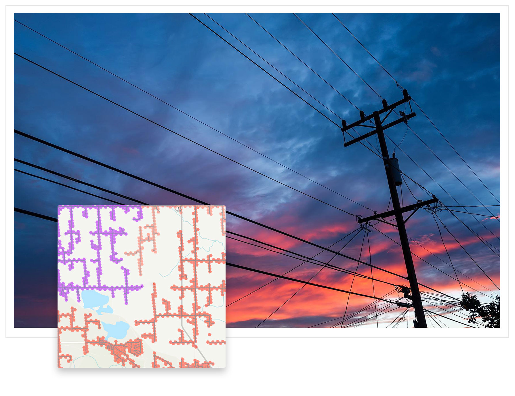 Photo of power lines