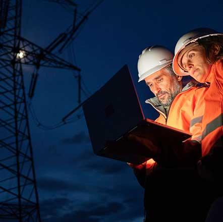 Utility worker photo