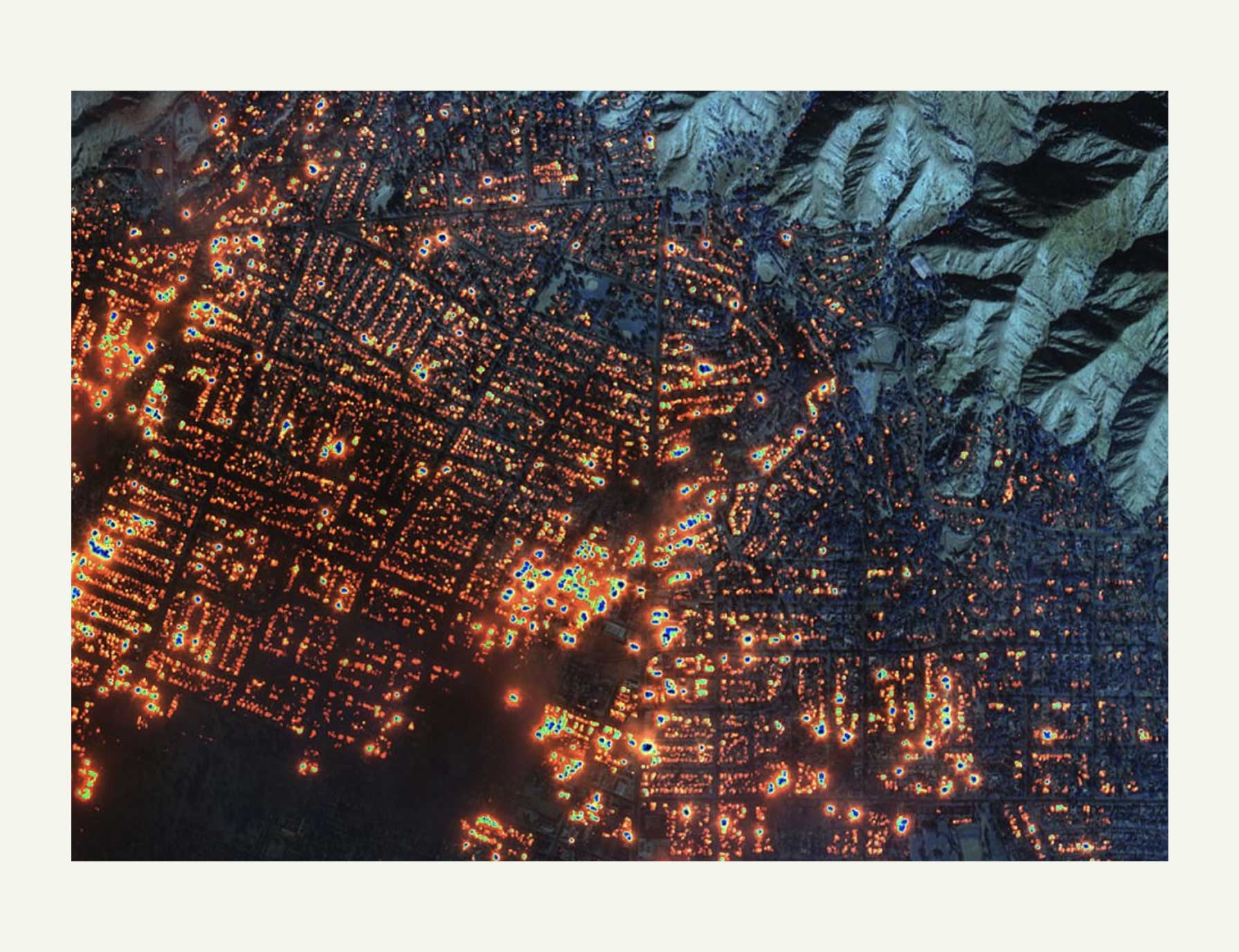 WUI fuel map