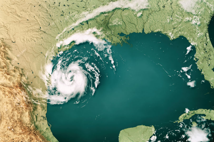 Hurricane Beryl Graphic